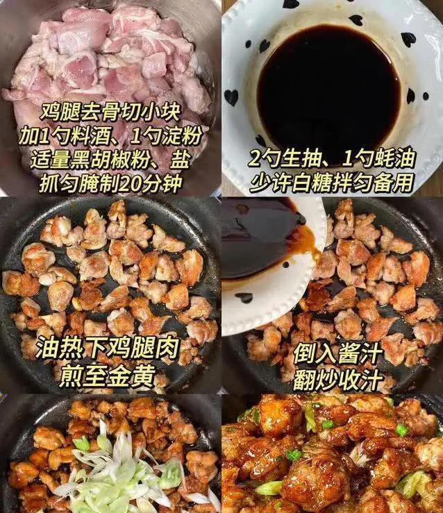 鸡腿金黄酥脆葱香浓，半小时搞定下饭神菜，你家常做吗？