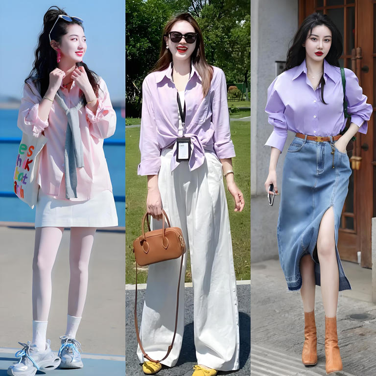 看了30岁博主穿搭，我悟了：衬衫不配短裤、运动鞋，才更时髦