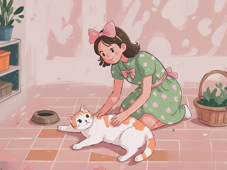 养猫久了才懂，猫见我就倒地打滚原来有这些意思