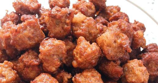 炸肉丸这样做外酥里嫩，好吃还不油腻，太香了