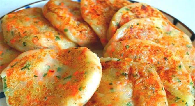 早餐土豆饼做法,不用面粉不需揉面,鲜美有风味,比棉花糖还香软