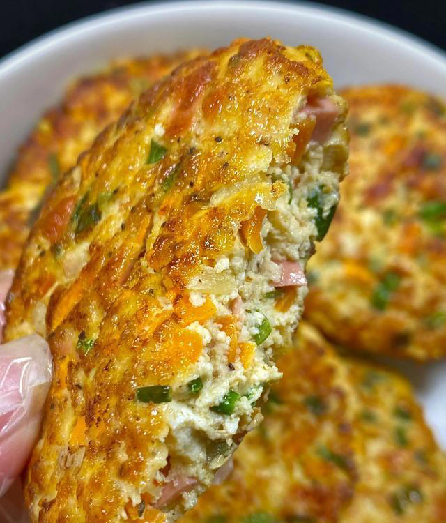 豆腐蔬菜饼——做法简单还好吃