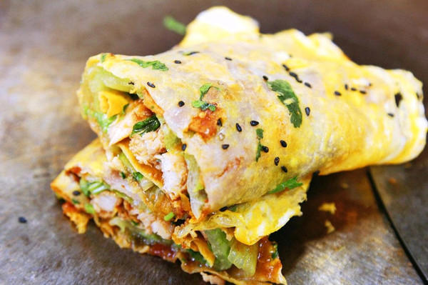 减脂鸡胸肉煎饼果子，懒人必学