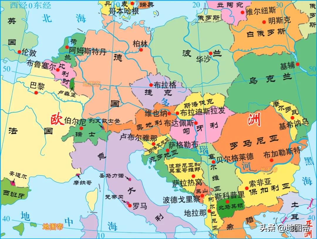 欧洲如何从一战前27个国家，增至现在44个的？