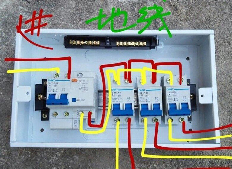 空气开关如何接线？方法就是3步，跟着步骤做就可以了！