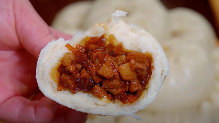 家常肉酱包子教程，和面调馅超简单，全家爱吃肉香足