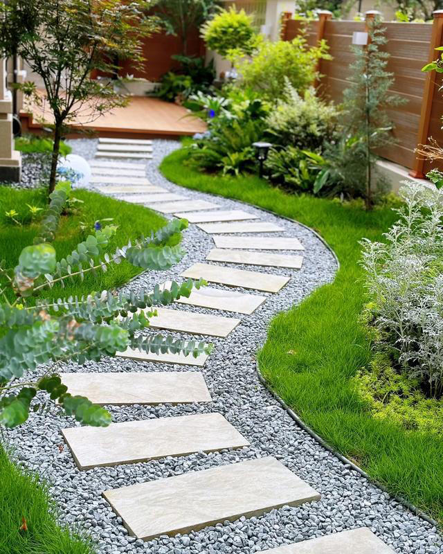 院子的美不在满，而在恰到好处。