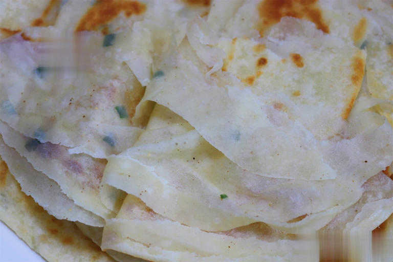 不用发面的家常烙饼，柔软多层凉了不硬，好做不翻车