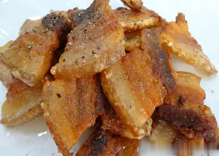 肉食佳品椒盐五花肉，做法简单解馋，老少皆宜!