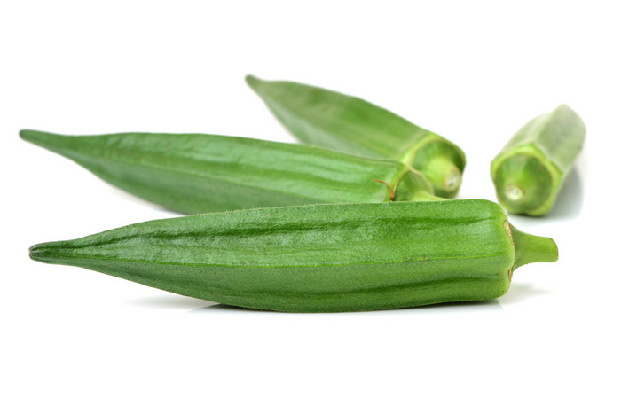 新鲜的年轻黄秋葵图片-包图网企业站