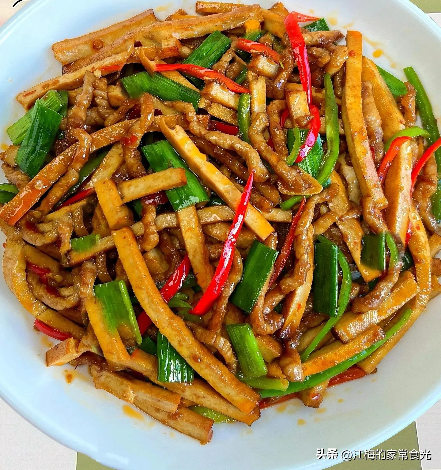 香干炒肉丝 滑嫩入味超好吃