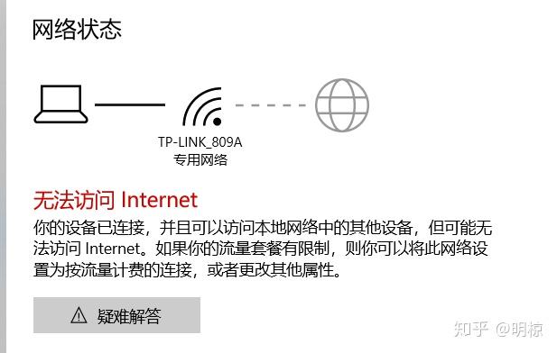 WIN10【无法连接到internet/无internet，安全】解决办法